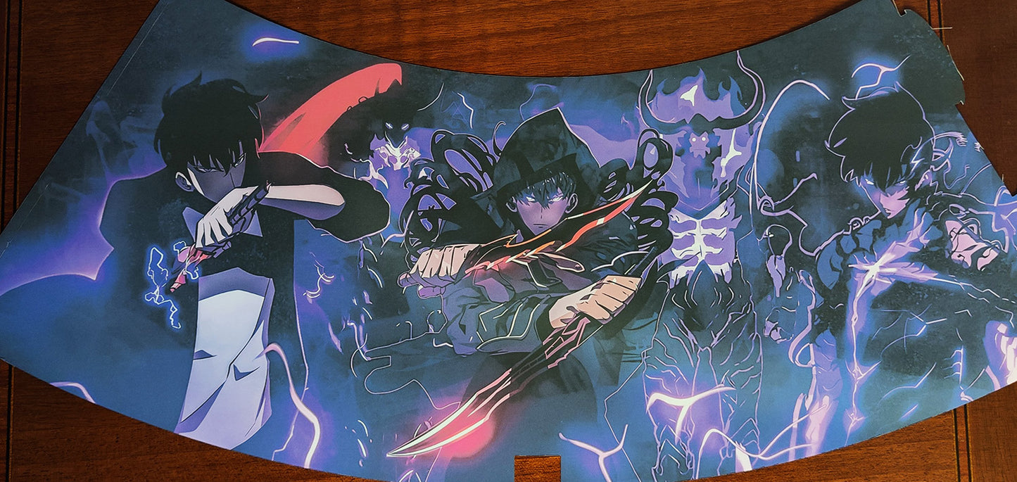 <strong data-mce-fragment="1">Lampadario fornito solo una volta.<br data-mce-fragment="1"></strong>Abat-jour di Jinwoo Tratto da SoloLevelling.