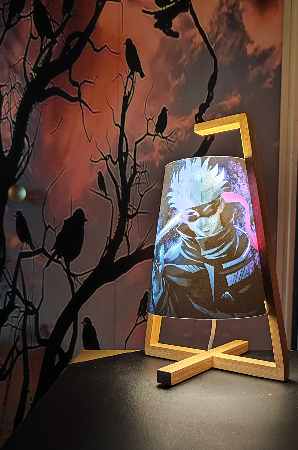 JujustuKaisen-Sakuna-gojo-lamp-anime. Lampada Anime per abbellire la tua casa.Regalo di natale.Decorazione per ambienti interni.Light.La lampada ritrae Sakuna&gojo