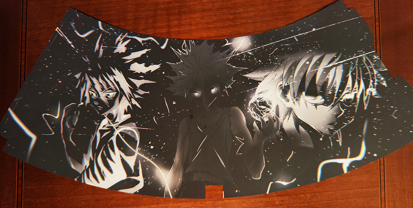 -Avvertenza- Questo prodotto non è pensato per essere venduto da solo ma fa parte della promozione 2 per 1 Abat-jour di Kilua Tratto da HunterHunter. Scegli l'abat-jour che preferisci , Anime e manga di tutti i tipi Approfitta ora dell'incredibile Promozione 2For1.Questa immagine mostra Kilua trasformato. Lampadario non fornito