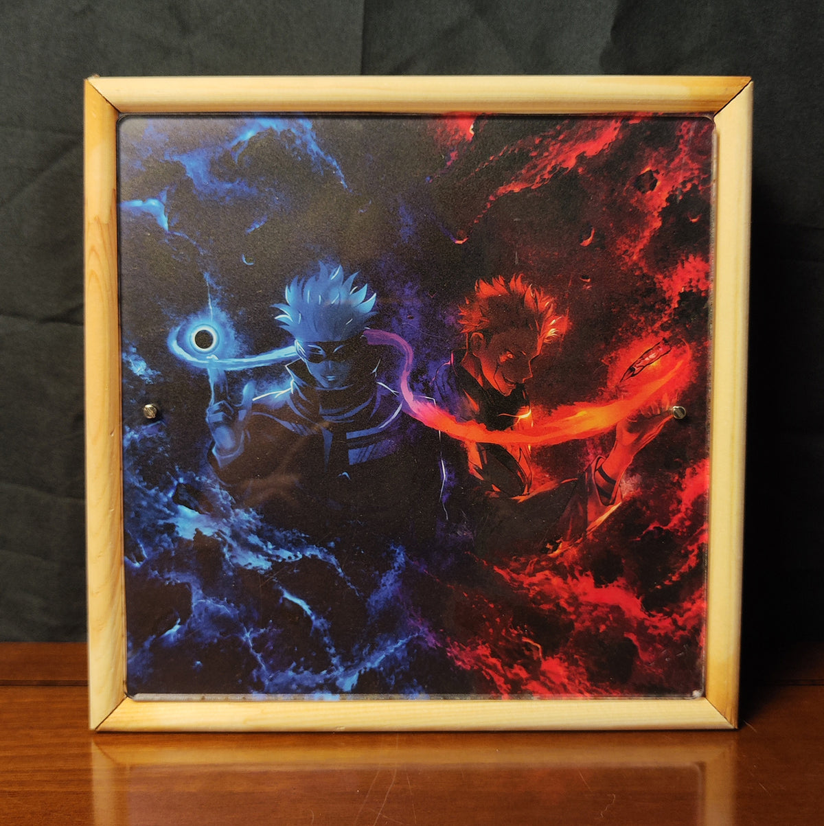 Light Box Anime Gojo Sukuna - Jujutsu Kaisen | Lamp-anime