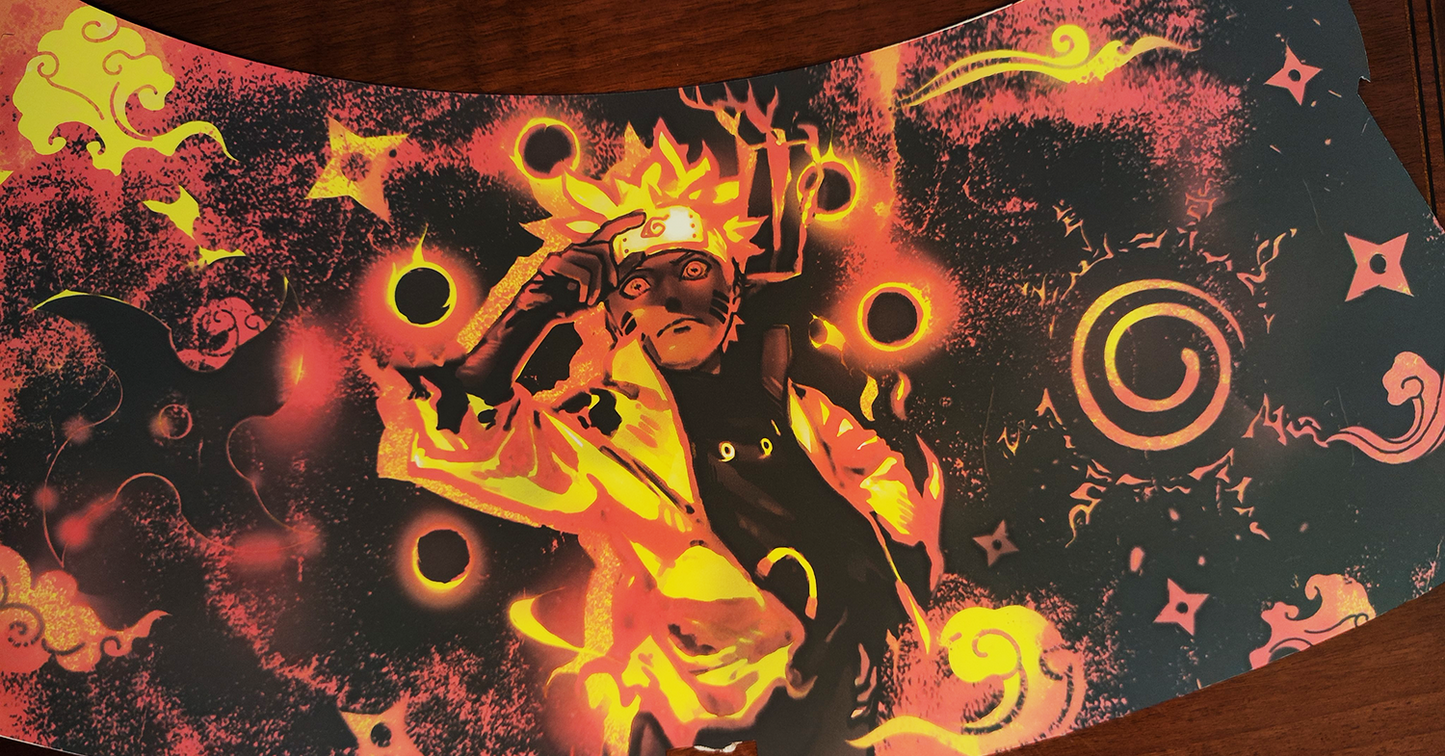 -Avvertenza- Questo prodotto non è pensato per essere venduto da solo ma fa parte della promozione 2 per 1 Lampadario non fornito. Abat-jour di Naruto Scegli l'abat-jour che preferisci , Anime e manga di tutti i tipi Approfitta ora dell'incredibile Promozione 2For1. Questa immagine mostra naruto Trasformato quando padroneggia la volpe