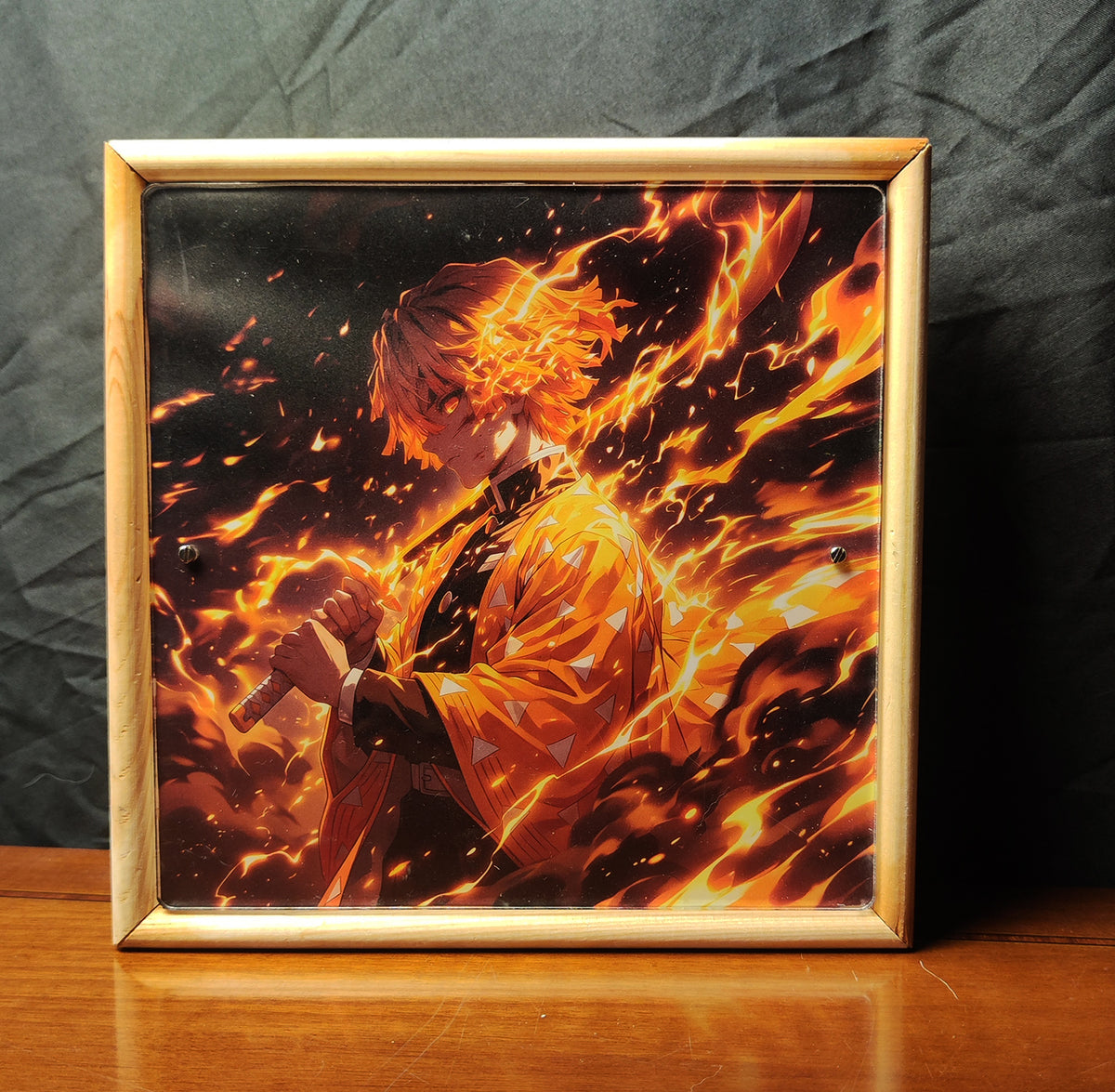 Light Box Anime Zenitsu - Demon Slayer | Lamp-anime