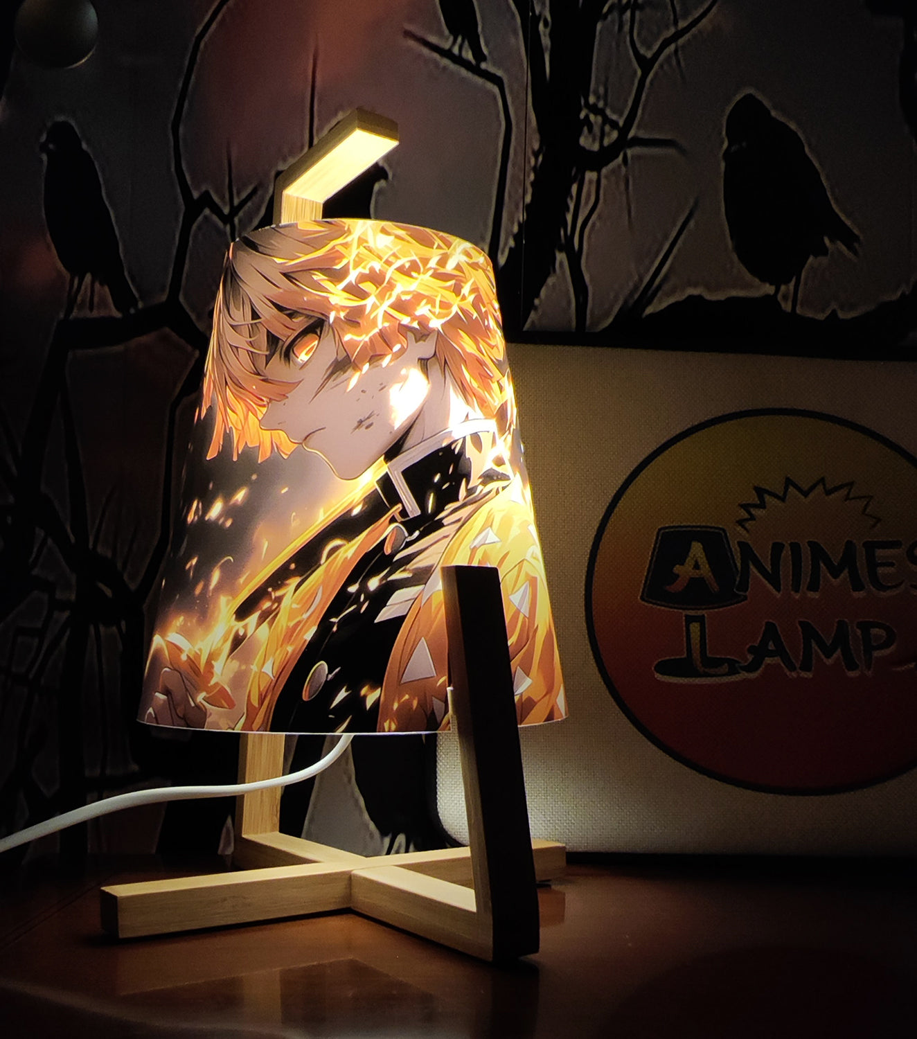 Zenitsu Anime Lamp - Demon Slayer | Lamp-anime